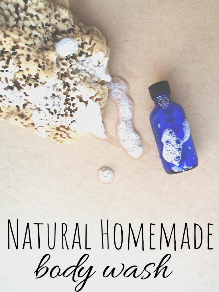 Natural Homemade Body Wash - Simply Natural Sara