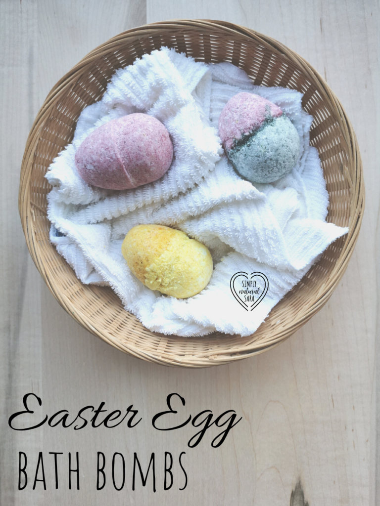 Easter Egg Bath Bombs | Simply Natural Sara